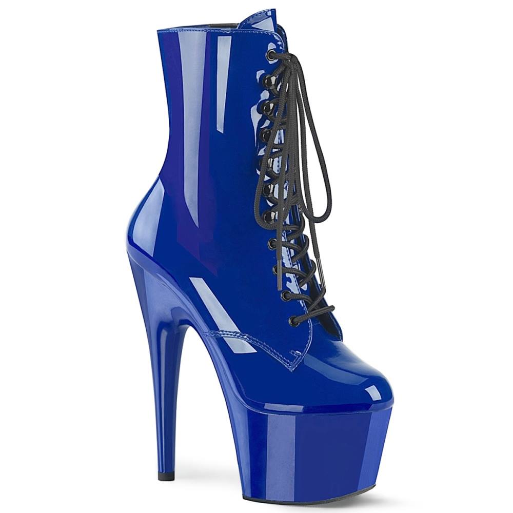 Pleaser - ADORE1020 Plateau Laarzen, Paaldans schoenen - Paaldans schoenen - Blauw Product image